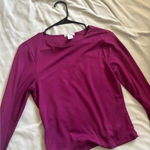 Better together  Long-Sleeve Crewneck Top - Magenta